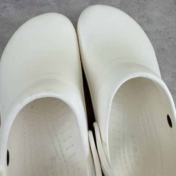 Crocs Sandals White Specialist Vent II 205619 Slip-On Clogs Womens 10 Mens 8 - Picture 10 of 13